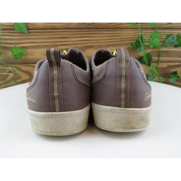 SKECHERS‎ Size 8.5 Sneaker Brown Synthetic Medium (B, M) Zip Women - Picture 7 of 11